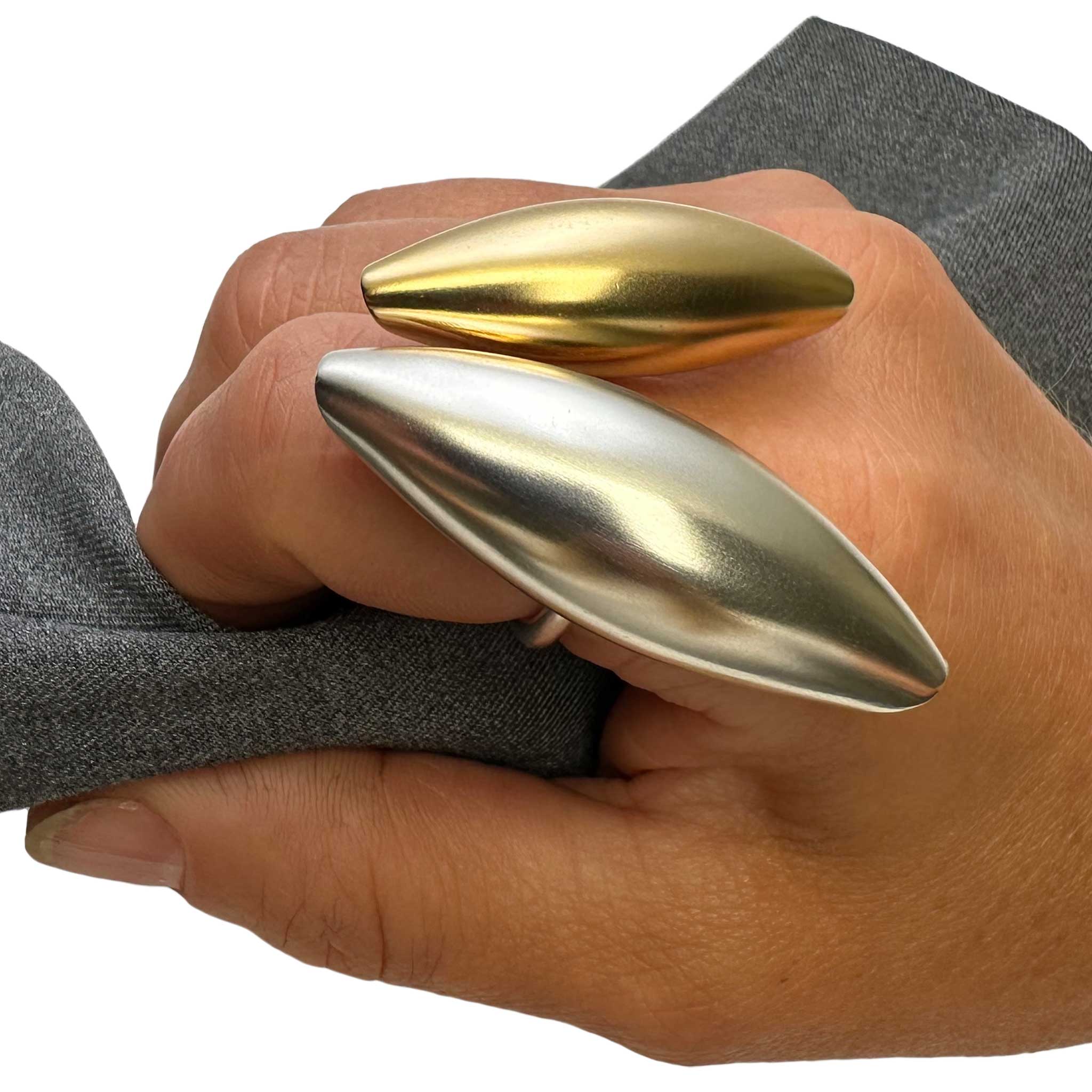 Ballerina Ring in Sterling Silver with Gold-Plate